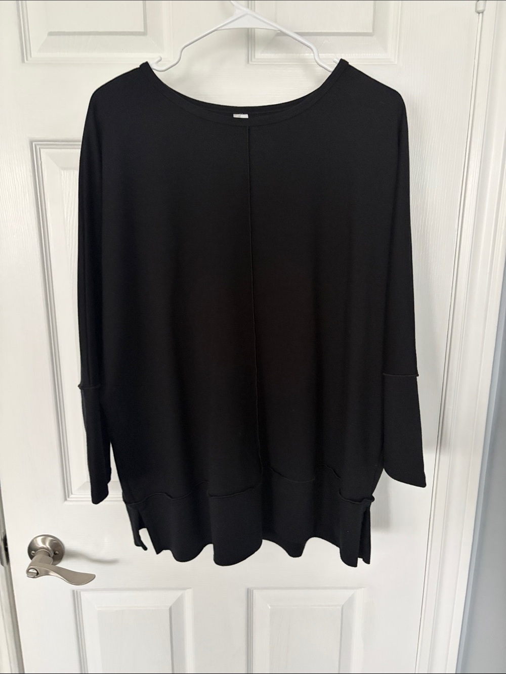 SPANX Black Relaxed Long-Sleeve Tunic
